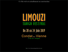 Tablet Screenshot of limouzitangofestival.com